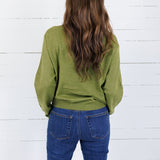 Patsy Lime Green Turtleneck Sweater Molly Bracken