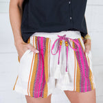 Patti Moroccan Striped Shorts Elan 