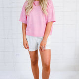 Paula Pink Boxy Sweater GLAM