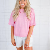 Paula Pink Boxy Sweater GLAM