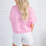 Paula Pink Boxy Sweater GLAM