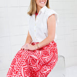Penny Pink + Raspberry Maxi Skirt