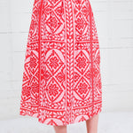Penny Pink + Raspberry Maxi Skirt