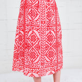 Penny Pink + Raspberry Maxi Skirt