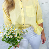 Perkins Sunny Yellow Flounce Top Entro