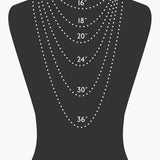 Pinched Marble Resin Beaded Necklace - A3 Accessories - Jewelry - Clover + Bee