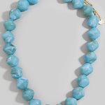 Pinched Marble Resin Beaded Necklace - A3 Accessories - Jewelry - Clover + Bee
