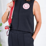 Pippa Black Scuba Wide Leg Pants Entro