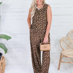 Porter Cocoa Polka Dot Top