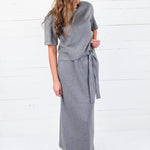 Porter Dark Grey Scuba Skirt Molly Bracken