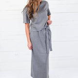 Porter Dark Grey Scuba Skirt Molly Bracken