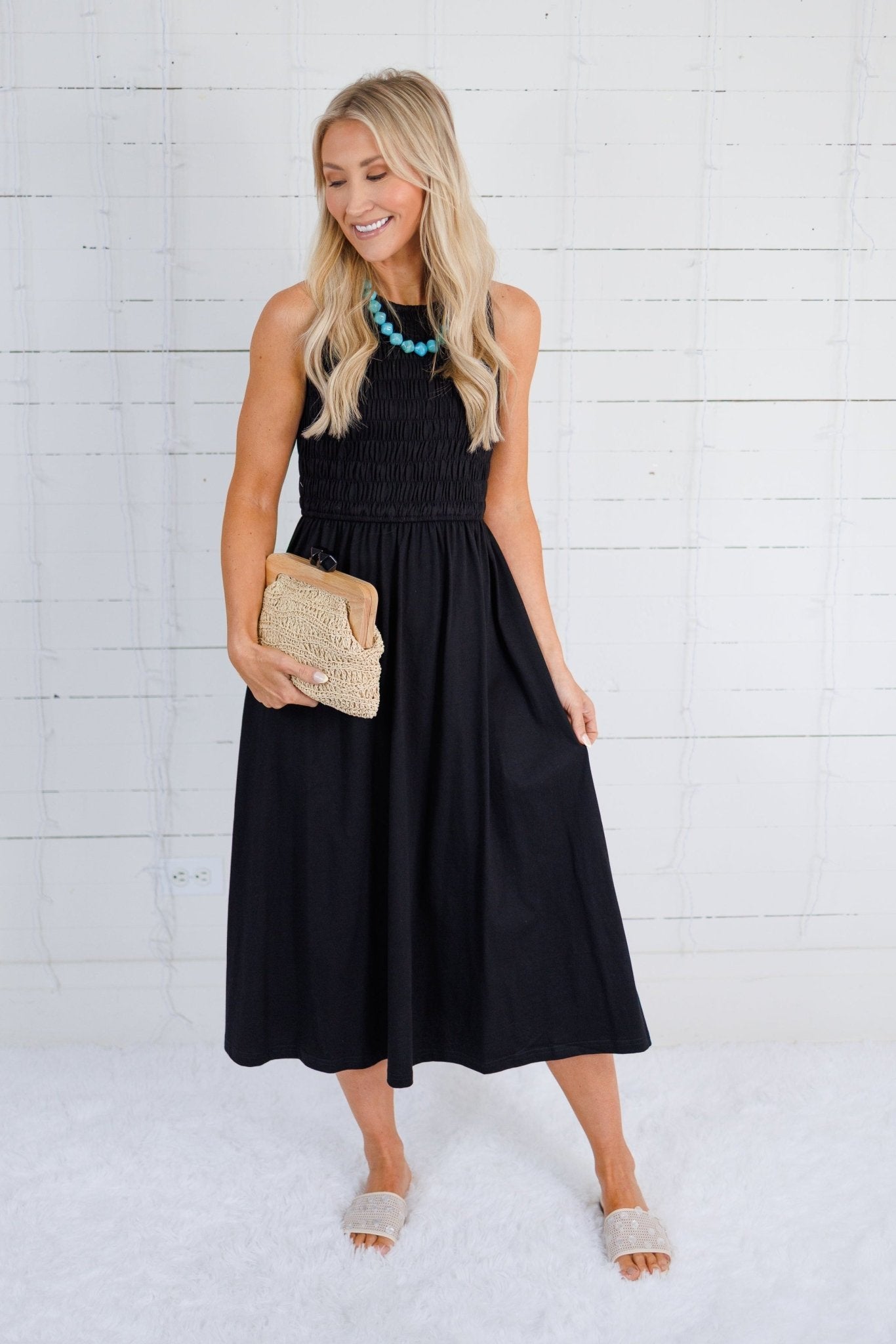 Priscilla Black Maxi Dress Molly Bracken