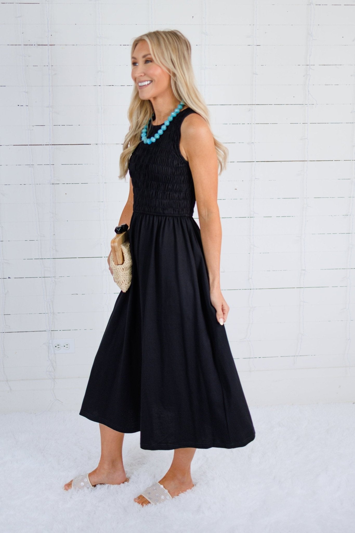 Priscilla Black Maxi Dress Molly Bracken