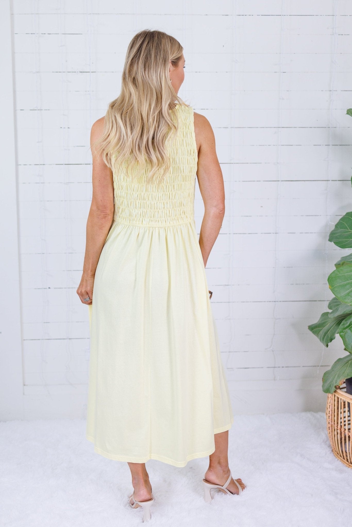 Priscilla Butter Yellow Maxi Dress Molly Bracken