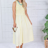 Priscilla Butter Yellow Maxi Dress Molly Bracken