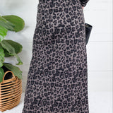Putnam Dark Grey Leopard Maxi Skirt Molly Bracken
