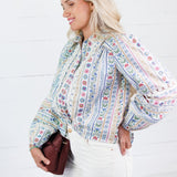Queenie French Cottage Floral Top Karlie