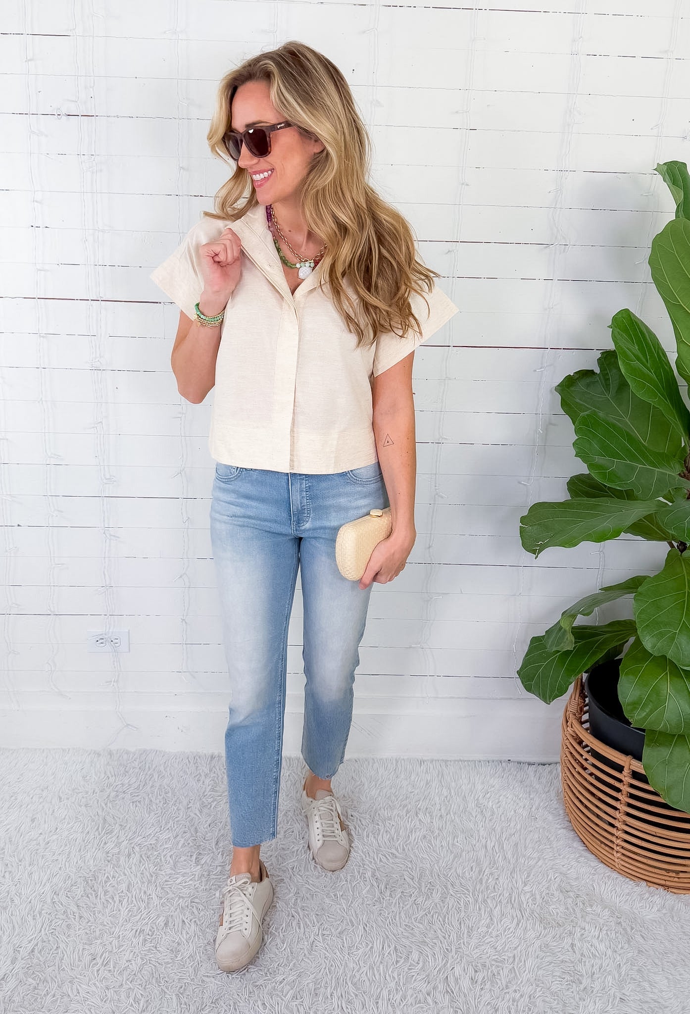 Rachael Performance High Rise Raw Hem Jean KUT