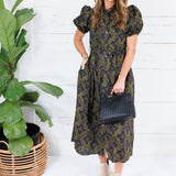 Rebecca Olive Moroccan Tile Dress Entro