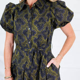 Rebecca Olive Moroccan Tile Dress Entro