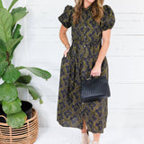 Rebecca Olive Moroccan Tile Dress Entro