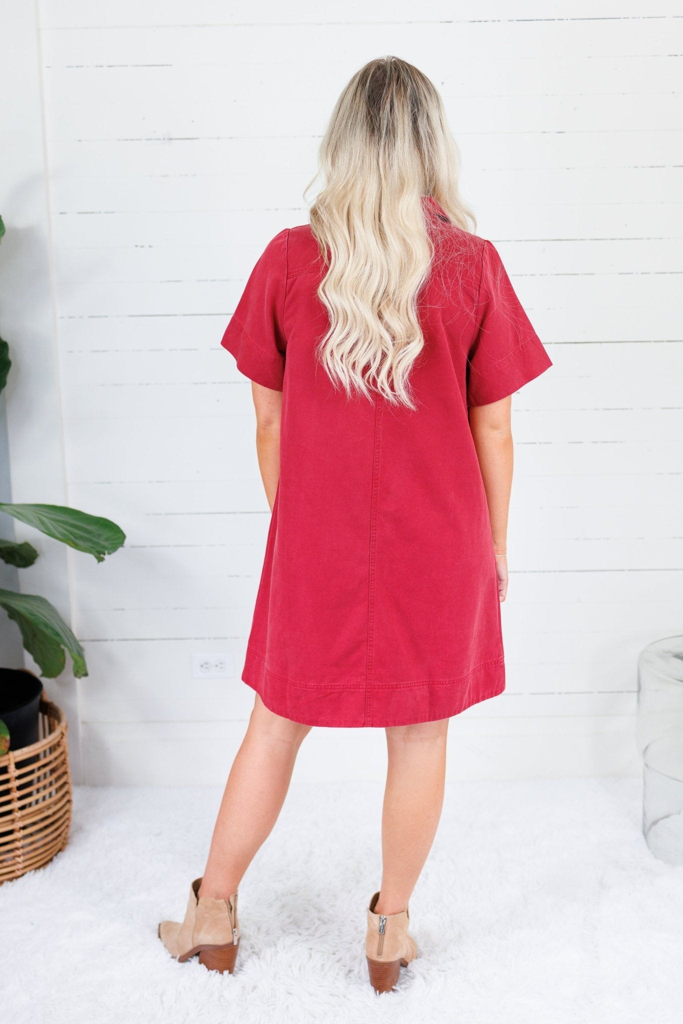 Red Jodie Dress Jodifl