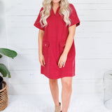 Red Jodie Dress Jodifl