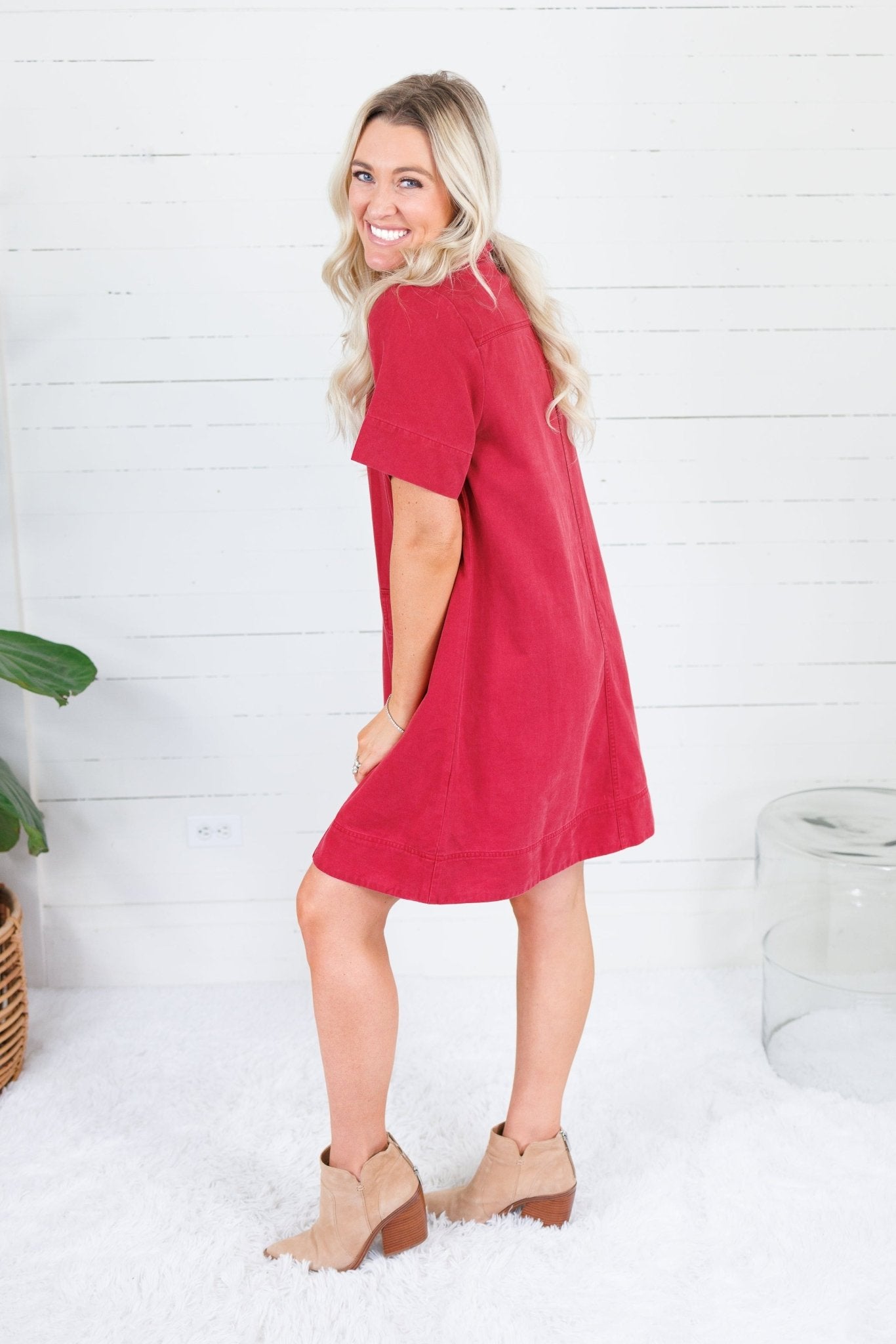 Red Jodie Dress Jodifl