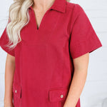 Red Jodie Dress Jodifl