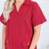 Red Jodie Dress Jodifl