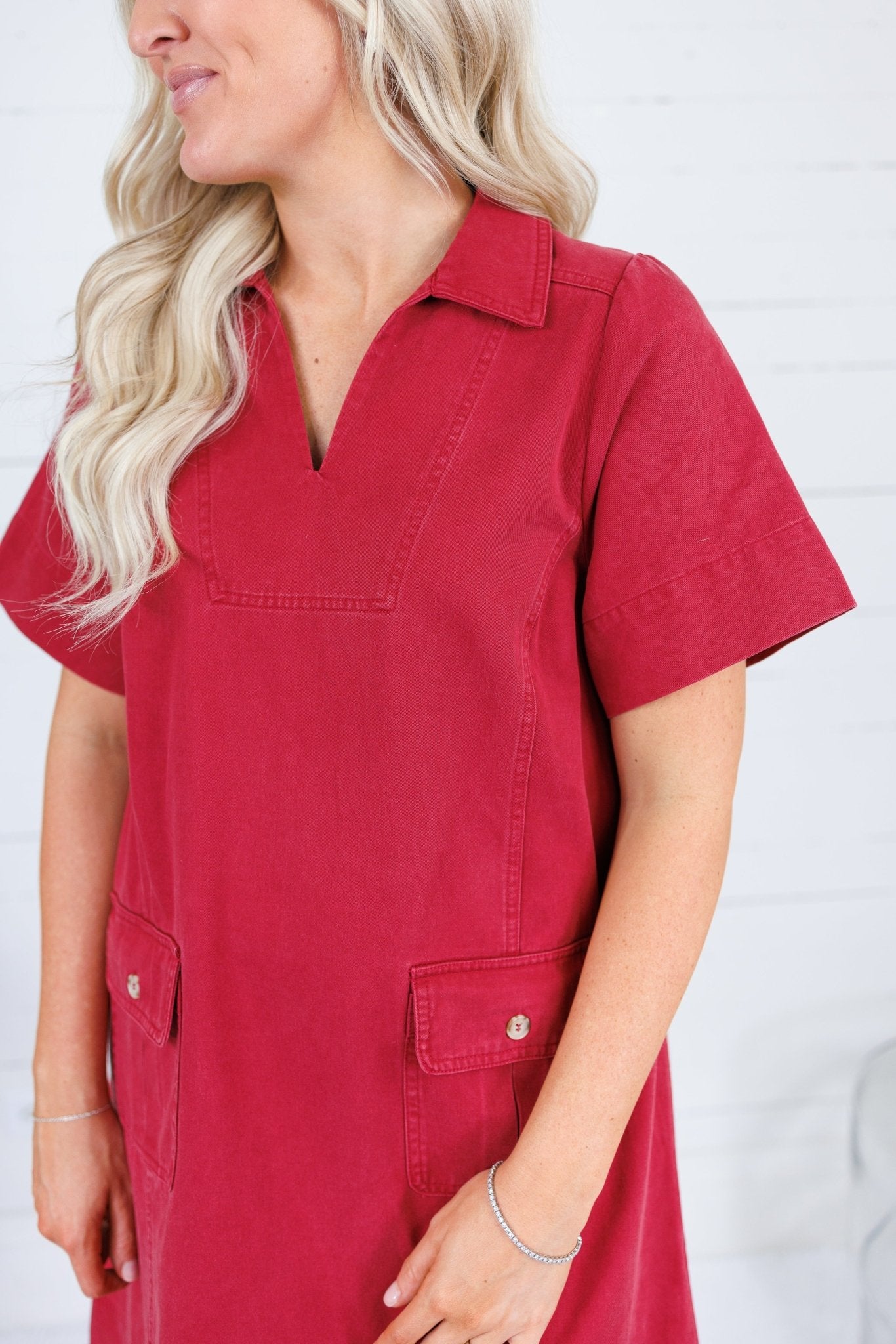 Red Jodie Dress Jodifl