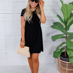 Remi Black Mini Dress Molly Bracken