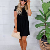 Remi Black Mini Dress Molly Bracken