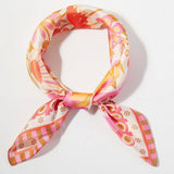 Retro Floral Print Bandana