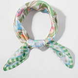 Retro Floral Print Bandana