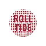 Roll Tide Gingham Button - A3 Accessories - miscellanous - Clover + Bee