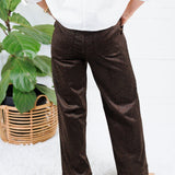 Sampson Choco Embossed Leopard Pants Molly Bracken