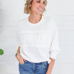 Sarah Ivory Auburn Varsity Sweatshirt Mary Square
