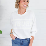 Sarah Ivory Auburn Varsity Sweatshirt Mary Square