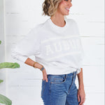 Sarah Ivory Auburn Varsity Sweatshirt Mary Square