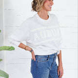 Sarah Ivory Auburn Varsity Sweatshirt Mary Square