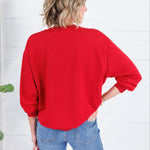Sarah Red Roll Tide Varsity Sweatshirt Mary Square