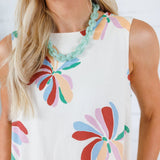 Saul Abstract Floral Maxi Dress Compania Fantastica
