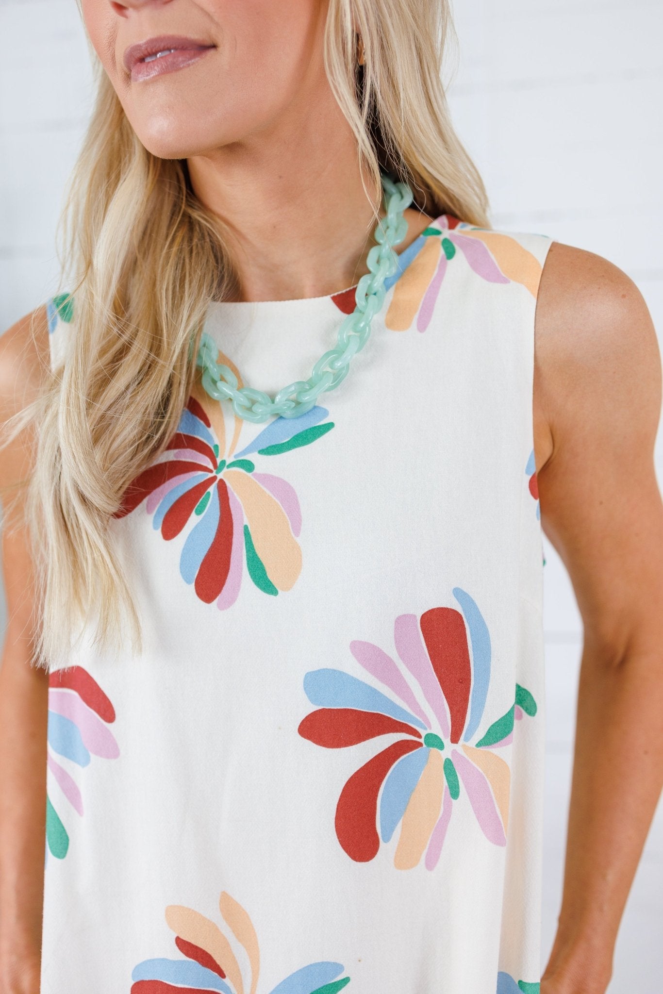 Saul Abstract Floral Maxi Dress Compania Fantastica