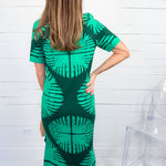 Scout Palm Royal Green Sweater Dress Alden Adair 