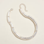 Shabel Textured Metal Statement Necklace - A3 Accessories - Jewelry - Clover + Bee