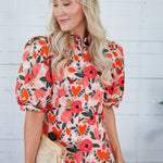 Shannon Blushing Bloom Mini Dress Sincerely Ours