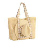 Shelly Tan Shells Strap Bag + Hat Set - A4 Accessories - Handbags - Clover + Bee