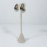 Silver Steel Raindrop Earrings