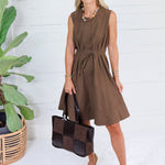 Simpson Chocolate Mini Dress Pinch